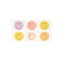 Meri Meri - Happy Face Temporary Tattoos - Mutlu Yüzler & Semboller Geçici Dövmeleri (X2)