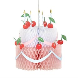 Meri Meri - Honeycomb Birthday Cake Decoration - Petek Doğum Günü Pasta Süsü
