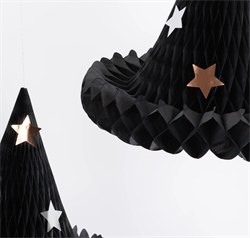 Meri Meri - Honeycomb Witch Hat Decorations - Cadı Şapkası Asılan Süsler (3Lü)