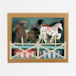 Meri Meri - Horse Cupcake Kit - At Cupcake Kit (X24)