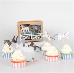 Meri Meri - Horse Cupcake Kit - At Cupcake Kit (X24)