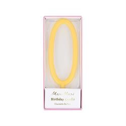 Meri Meri - İnce Rakam Mum - 0