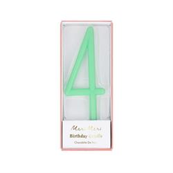 Meri Meri - İnce Rakam Mum - 4