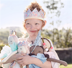 Meri Meri - İnci Ve Çiçekli Parti Tacı