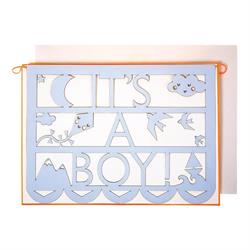 Meri Meri - Ita A Boy Tebrik Kartı