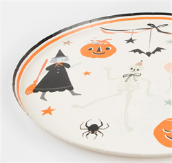 Meri Meri - Its Halloween! Dinner Plates - Cadılar Bayramı Tabak (L) (8Li)