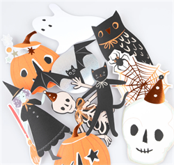 Meri Meri - Its Halloween! Shaped Stickers - Cadılar Bayramı Çıkartmaları