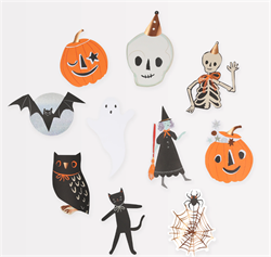 Meri Meri - Its Halloween! Shaped Stickers - Cadılar Bayramı Çıkartmaları