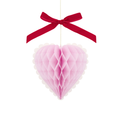 Meri Meri - Kalpli Honeycomb Asılan Süs