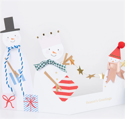 Meri Meri - Kardan Adam Tebrik Kartı