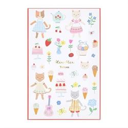 Meri Meri - Kedi Kulübü Geçici Dövme Seti - 2 Sayfa