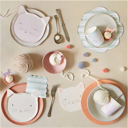 Meri Meri - Kedi Peçeteler - Cat Napkins - 16Lı