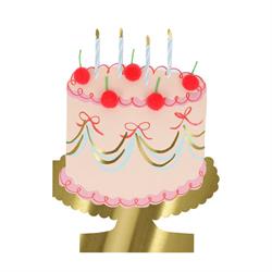 Meri Meri - Kirazlı Pasta Tebrik Kartı