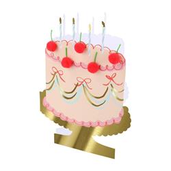 Meri Meri - Kirazlı Pasta Tebrik Kartı