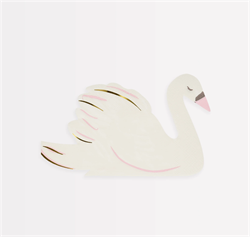 Meri Meri - Kuğu Şekilli Peçete - 16 Adet