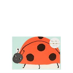 Meri Meri - Ladybird Napkins - Uğur Böceği Peçete