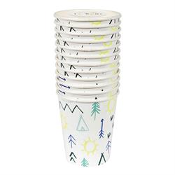 Meri Meri - Lets Explore Party Cups - Kamp Bardak