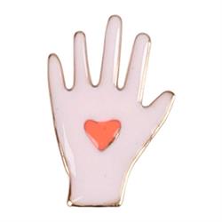 Meri Meri - Lips, Hand & Bubble Enamel Pins - Dudak & El & I Like You Broşlar