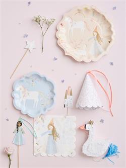 Meri Meri - Magical Princess Cake Toppers - Büyülü Prenses Pasta Süsleri