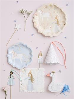 Meri Meri - Magical Princess Party Hats - Büyülü Prenses Parti Şapkaları - 8Li