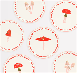 Meri Meri - Mantar Tabak - 8 Adet