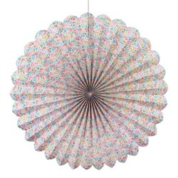Meri Meri - Meri Meri X Liberty Giant Pinwheel Decorations - Meri Meri X Liberty Dev Fırıldak Asılan Süsler - 3 Adet