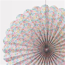Meri Meri - Meri Meri X Liberty Giant Pinwheel Decorations - Meri Meri X Liberty Dev Fırıldak Asılan Süsler - 3 Adet