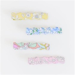Meri Meri - Meri Meri X Liberty Wavy Hair Clips - Meri Meri X Liberty Dalgalı Saç Tokaları - 8 Adet