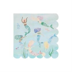 Meri Meri - Mermaids Napkins - Deniz Kızı Peçeteler