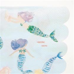 Meri Meri - Mermaids Napkins - Deniz Kızı Peçeteler