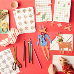 Meri Meri - Merry Christmas Card - Mutlu Yıllar Tebrik Kartı