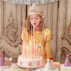 Meri Meri - Mixed Tall Tapered Candles - Karışık Uzun Mumlar - 12Li