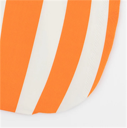 Meri Meri - Mod Pattern Pumpkin Napkins - Modern Desenli Balkabağı Peçeteler (16Lı)