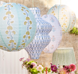 Meri Meri - Molly Mahon Lanterns - Molly Mahon Tasarım Fenerler (3Lü)