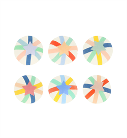 Meri Meri - Multi Surprise Balls - Sürpriz Toplar (x6)