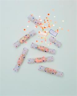 Meri Meri - Multicolor Star Confetti Crackers - Çok Renkli Yıldızlar Konfeti Paketleri - 6Lı