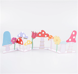 Meri Meri - Mushroom Concertina Card - Mantar Tebrik Kartı