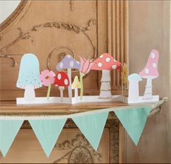 Meri Meri - Mushroom Concertina Card - Mantar Tebrik Kartı