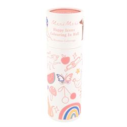 Meri Meri - Mutlu Semboller Boyama Rulosu