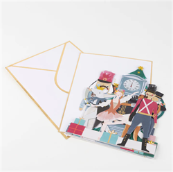 Meri Meri - Nutcracker Card - Nutcracker Tebrik Kartı