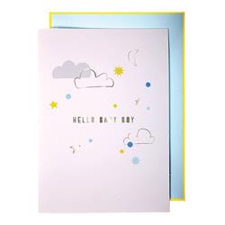 Meri Meri - Oh Baby Boy! Card - Oh Baby Boy! Tebrik Kartı