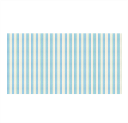 Meri Meri - Pale Blue Stripe Tablecloth - Soluk Mavi Çizgili Kağıt Masa Örtüsü