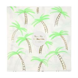 Meri Meri - Palmiye Peçete - L - 16Lı