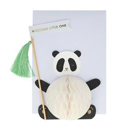 Meri Meri - Panda Card - Panda Tebrik Kartı