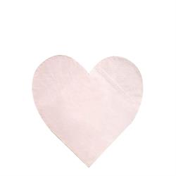 Meri Meri - Party Palette Heart Napkins - Renkli Kalp Peçeteler - L - 20Li