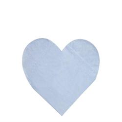 Meri Meri - Party Palette Heart Napkins - Renkli Kalp Peçeteler - L - 20Li