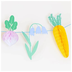 Meri Meri - Paskalya Sebze Bahçesi Asılan Süs Seti