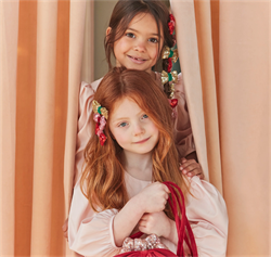 Meri Meri - Payetli Ve Kadife Mini Fiyonklu Saç Tokaları - 6 Adet