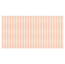 Meri Meri - Peach Stripe Tablecloth - Şeftali Tonlu Çizgili Kağıt Masa Örtüsü