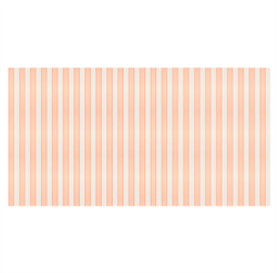 Meri Meri - Peach Stripe Tablecloth - Şeftali Tonlu Çizgili Kağıt Masa Örtüsü